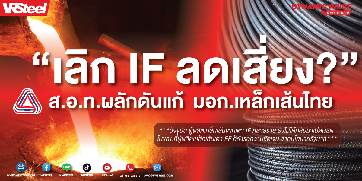 ‘ส.อ.ท.’ ดันแก้ มอก.เหล็กเส้นไทย เลิก IF ลดเสี่ยงอุตฯ ก่อสร้าง