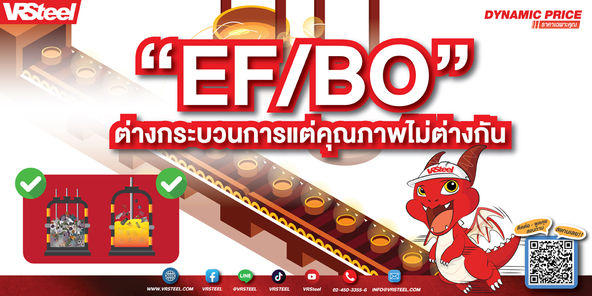 รู้จักเตา EF/BO ต่างกระบวนการ แต่คุณภาพไม่ต่างกัน